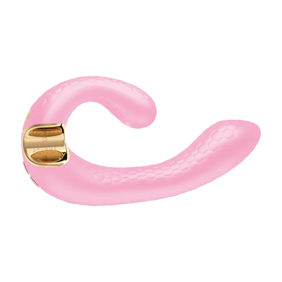 Vibratore per il punto G con impugnatura comoda – Shunga rosa chiaro - immagine 4