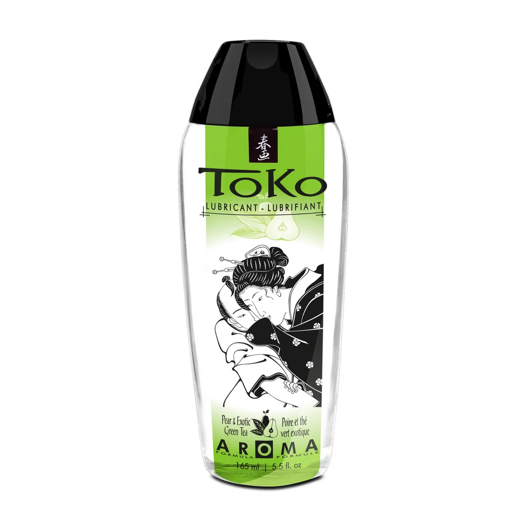 S-6411_1_1 Lubrificante aromatizzato a base d’acqua, ultra setoso, pera e tè verde esotico, 165 ml, Shunga - immagine 1