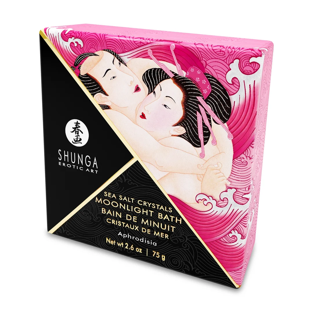 Sali da bagno – Mini Oriental Crystals, cristalli schiumogeni di sale del Mar Morto – Aphrodisia – Shunga – 75 gr / 2,65 oz - immagine 1
