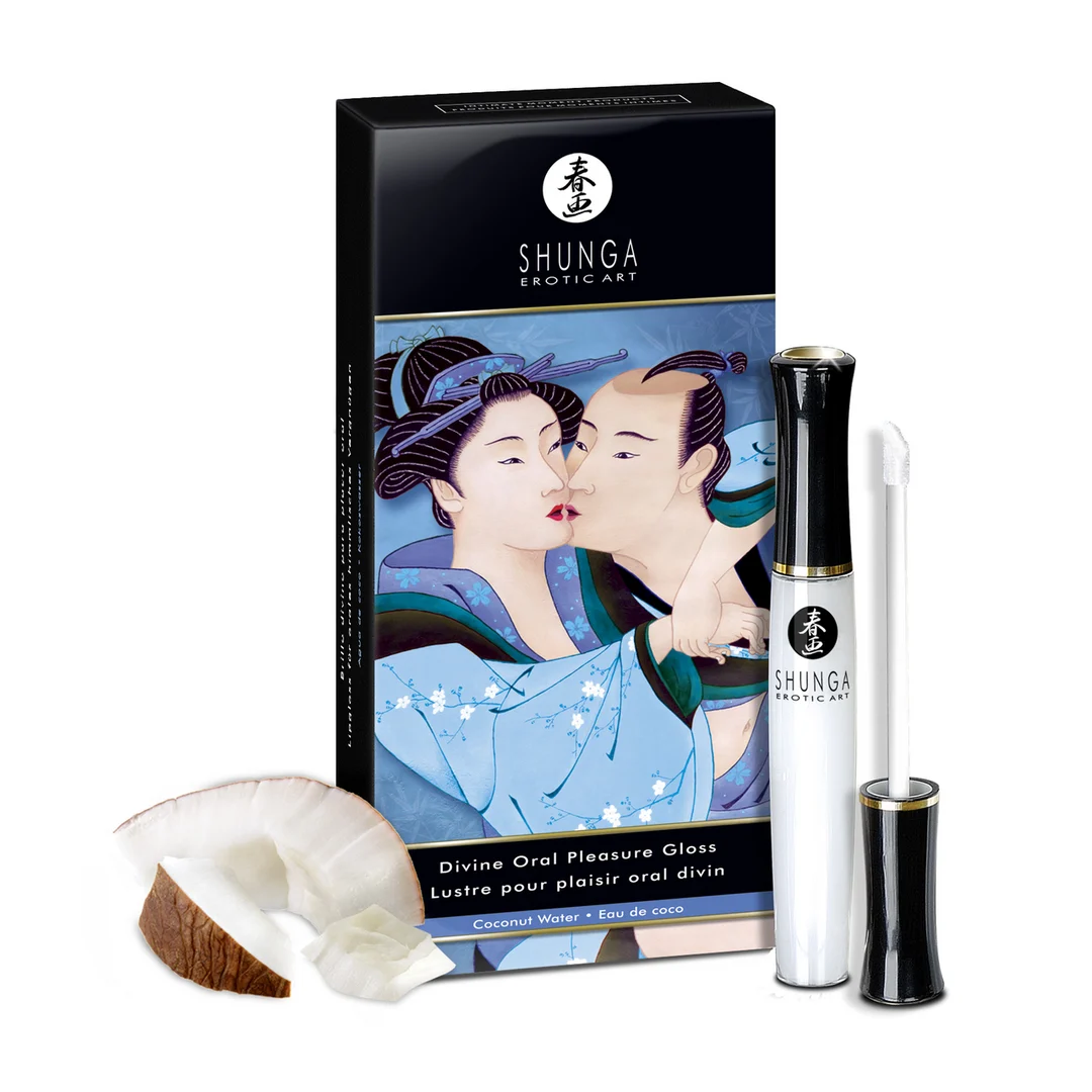 Lucidalabbra stimolante – Divine Oral Lipgloss Acqua di Cocco 10 ml (0,33 fl oz) - immagine 2