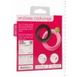 Set di anelli fallici Endless in silicone - immagine 2