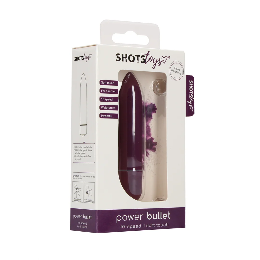 Vibratore bullet, 10 modalità e waterproof, Shots Shots Toys by Shots - immagine 1