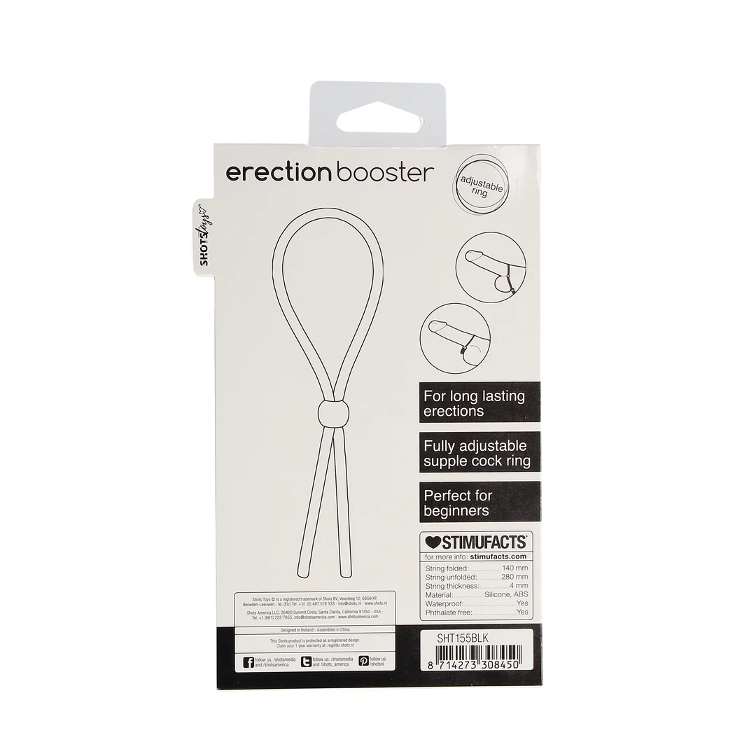 Anello fallico regolabile Erectie Booster - immagine 2
