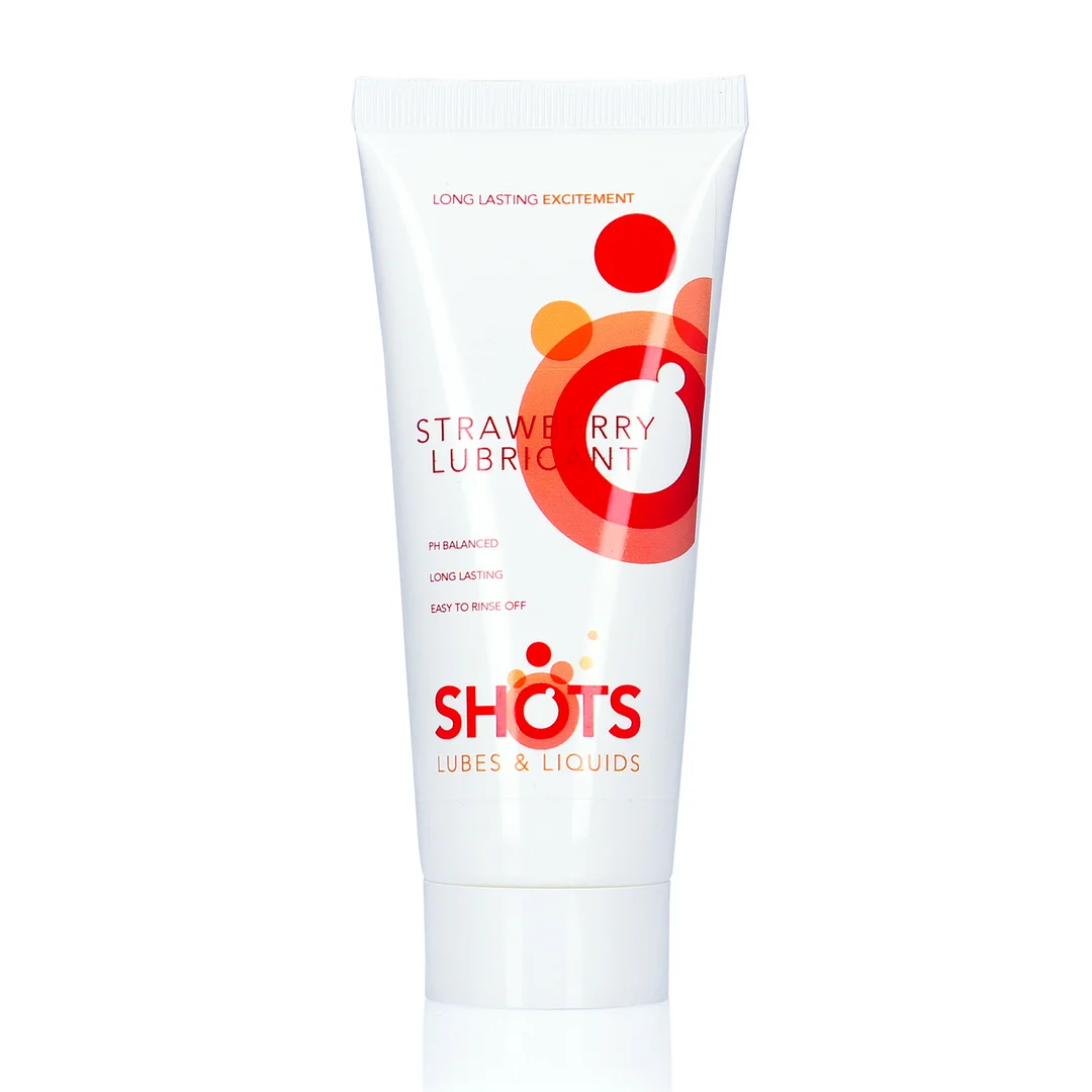 Lubrificante alla fragola Shots Lubes - immagine 2