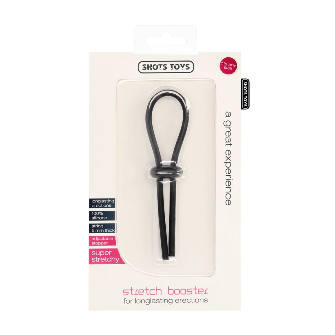 Shots Stretch Booster, anello fallico regolabile - immagine 1
