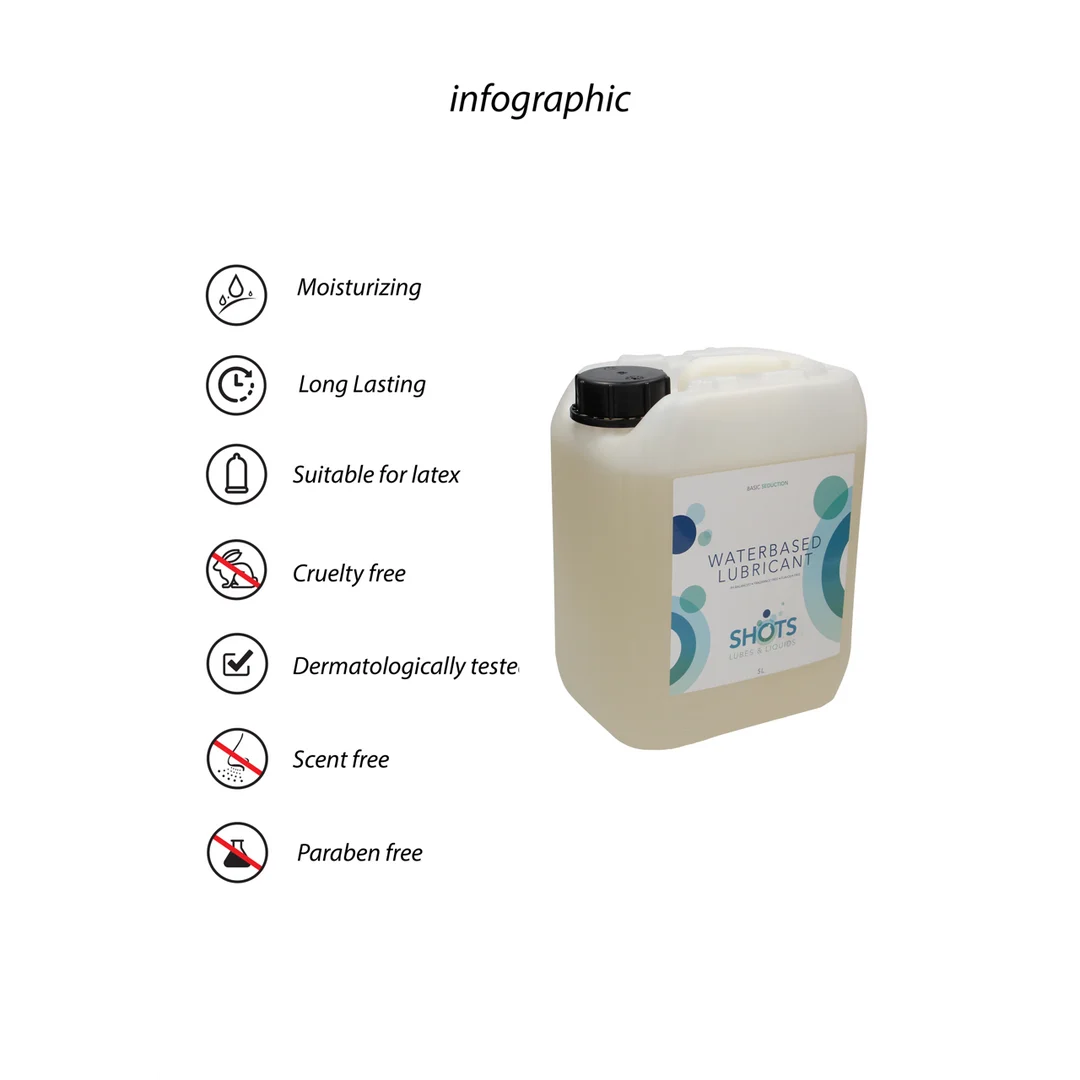 Shots lubrificante a base d’acqua 5 litri - immagine 3