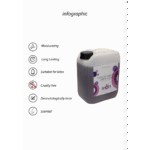 Lubrificante a base d’acqua, adatto ai preservativi in lattice, frutti di bosco, 1,3 gal / 5 l, Shots Lubes - immagine 3
