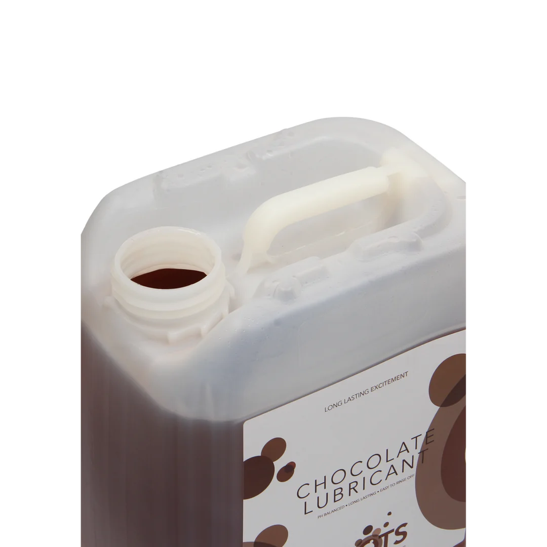 Lubrificante aromatizzato, a base d’acqua, adatto all’uso con preservativi in lattice, cioccolato, 1,3 gal / 5 l - immagine 2