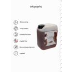 Lubrificante aromatizzato, a base d’acqua, adatto all’uso con preservativi in lattice, cioccolato, 1,3 gal / 5 l - immagine 3