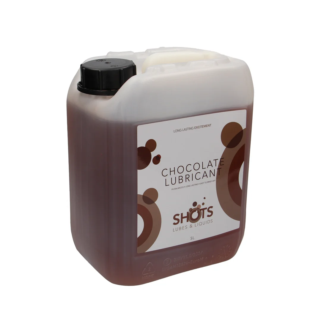 Lubrificante aromatizzato, a base d’acqua, adatto all’uso con preservativi in lattice, cioccolato, 1,3 gal / 5 l - immagine 5