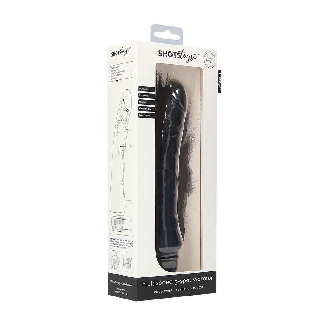 SHT434BLK_1_1 Vibratore G Spot Multispeed Shots Toys - immagine 1