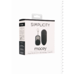 Ovetto vibrante con telecomando e 10 modalità – Macey Simplicity by Shots