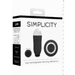 Uovo vibrante con telecomando, Simplicity by Shots
