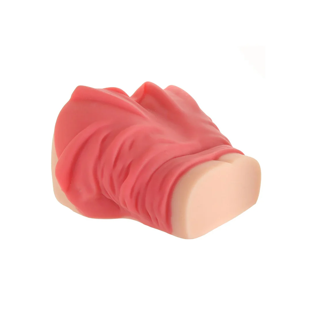 Masturbatore maschile con effetto ventosa: masturbatore con vagina e ano - immagine 4