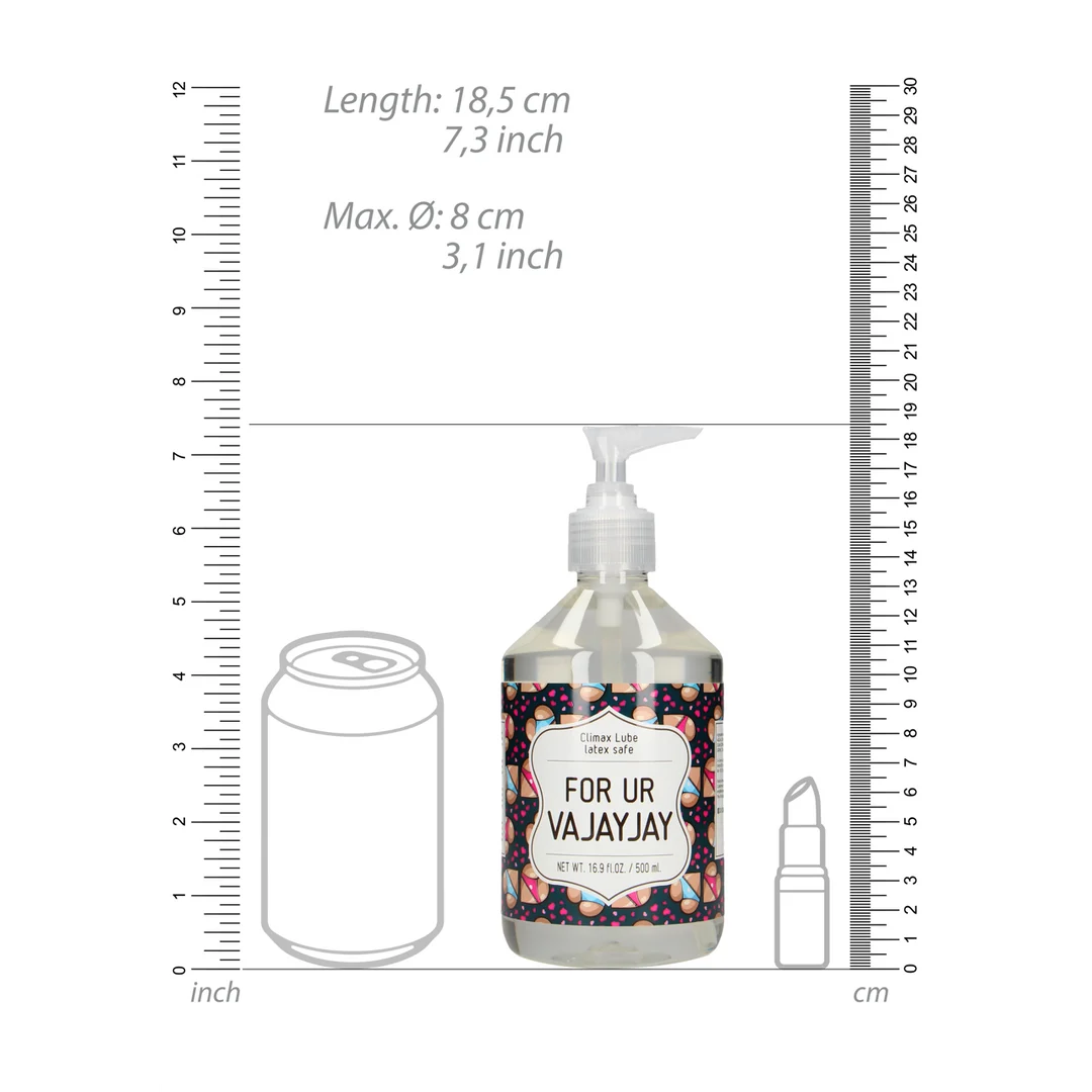 Lubrificante a base d’acqua S Line Voor Ur Vajayjay 500 ml - immagine 3