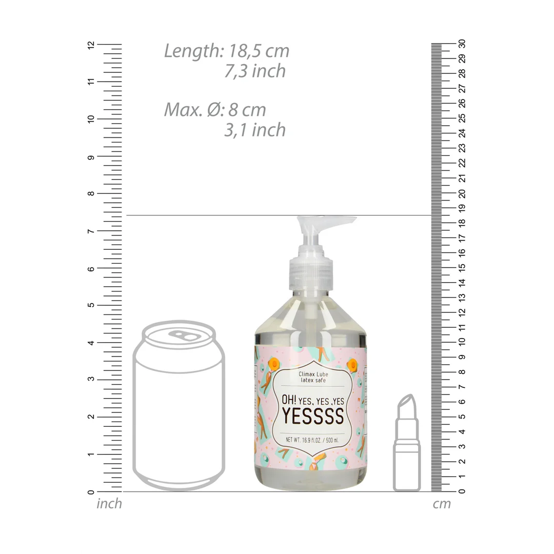 Lubrificante a base d’acqua, adatto ai preservativi in lattice, dermatologicamente testato, senza profumo né gusto, 500 ml, S Line by Shots - immagine 3