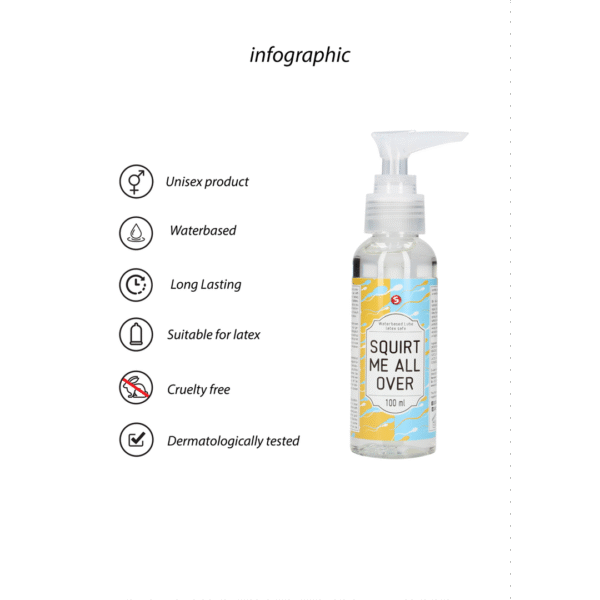 Lubrificante S Line Squirt Me All Over a base d’acqua