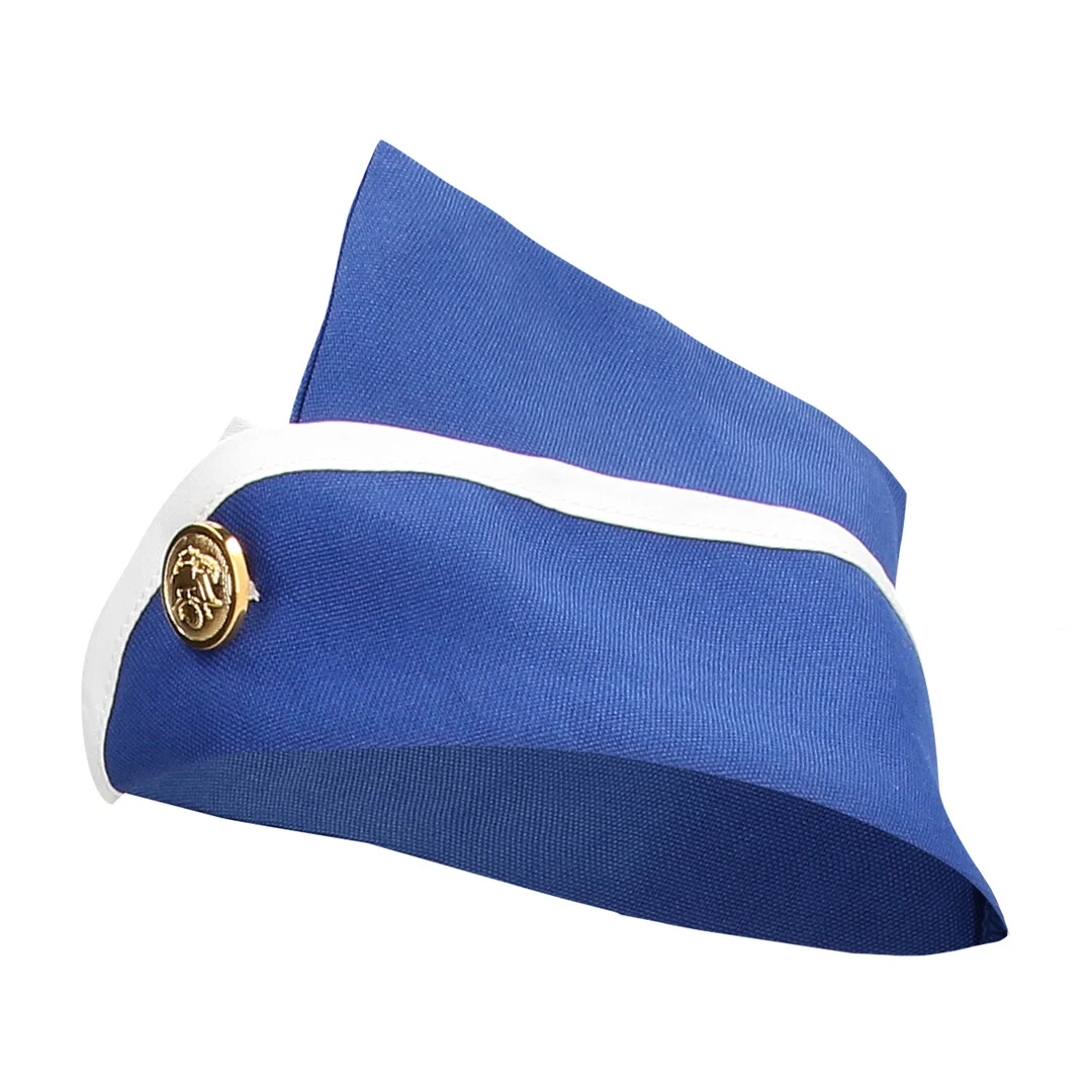 Costume da hostess blu e bianco S Line - immagine 3