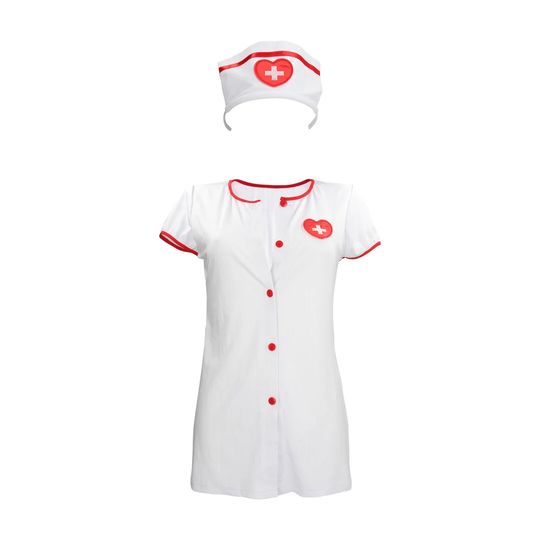 Costume da infermiera bianco S Line by Shots - immagine 6