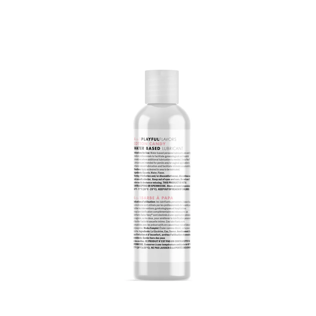 Lubrificante aromatizzato – 4 in 1 Playful Flavors, commestibile e riscaldante – Zucchero filato – 29,5 ml – Swiss Navy - immagine 6