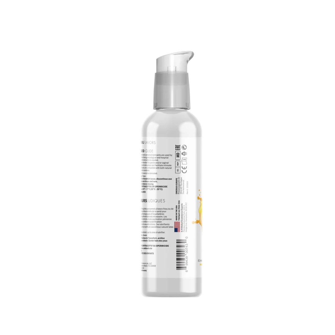 Lubrificante aromatizzato 4 in 1 Playful Flavors, commestibile e riscaldante, Mango, bustina da 5 ml, Swiss Navy - immagine 6