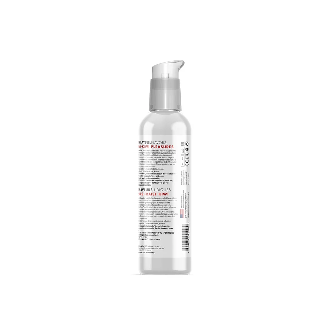 Lubrificante – 4 in 1 Playful Flavors, commestibile e riscaldante – Straw Kiwi Pleasures – Swiss Navy – 29,5 ml - immagine 5