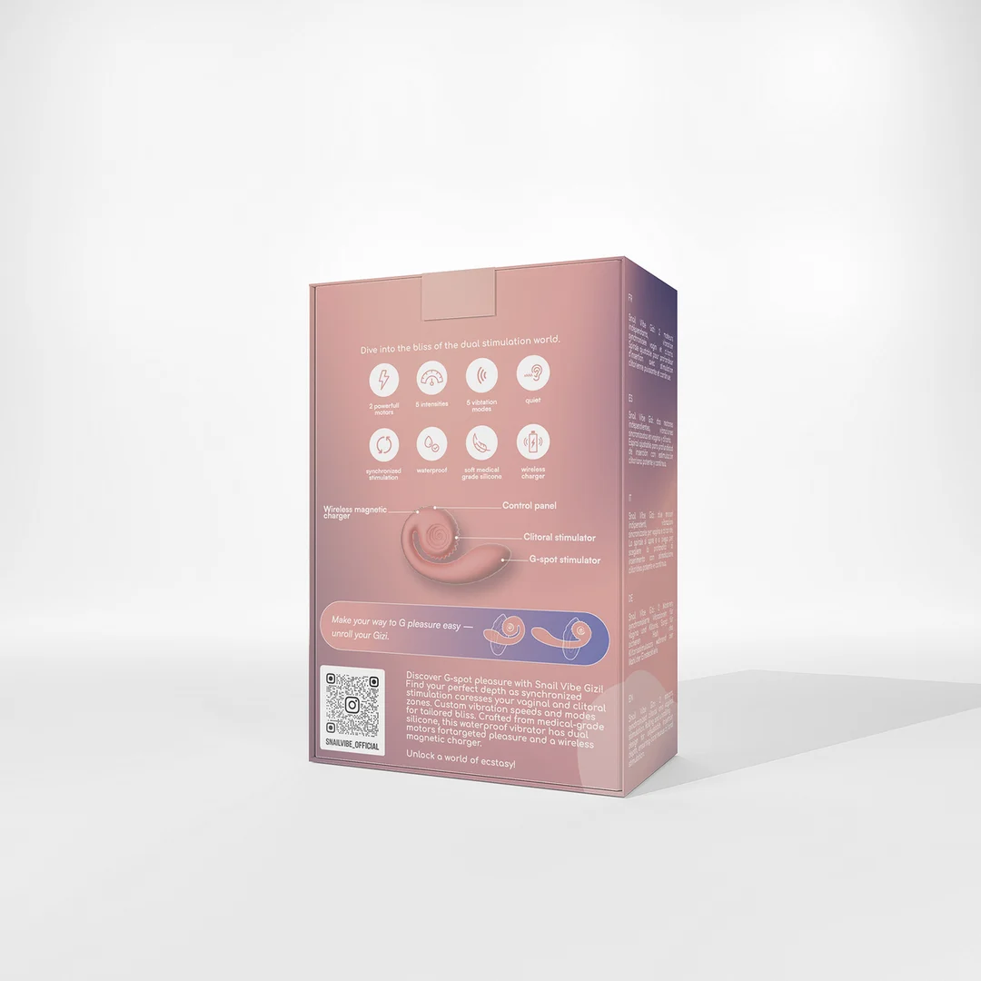 Vibratore Snail Vibe Gizi per il punto G, viola - immagine 8