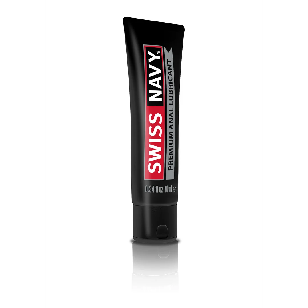 Lubrificante anale – Premium al silicone con chiodi di garofano, TESTER – senza profumo né sapore – 29,5 ml – Swiss Navy - immagine 3