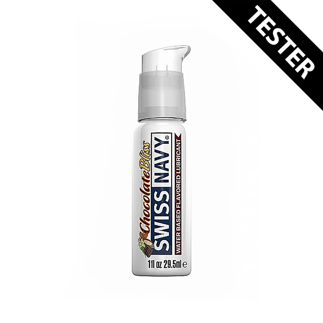 Lubrificante a base d'acqua – Gel lubrificante commestibile in flacone da viaggio resistente alle fuoriuscite – Cioccolato – 30 ml – Swiss Navy - immagine 1