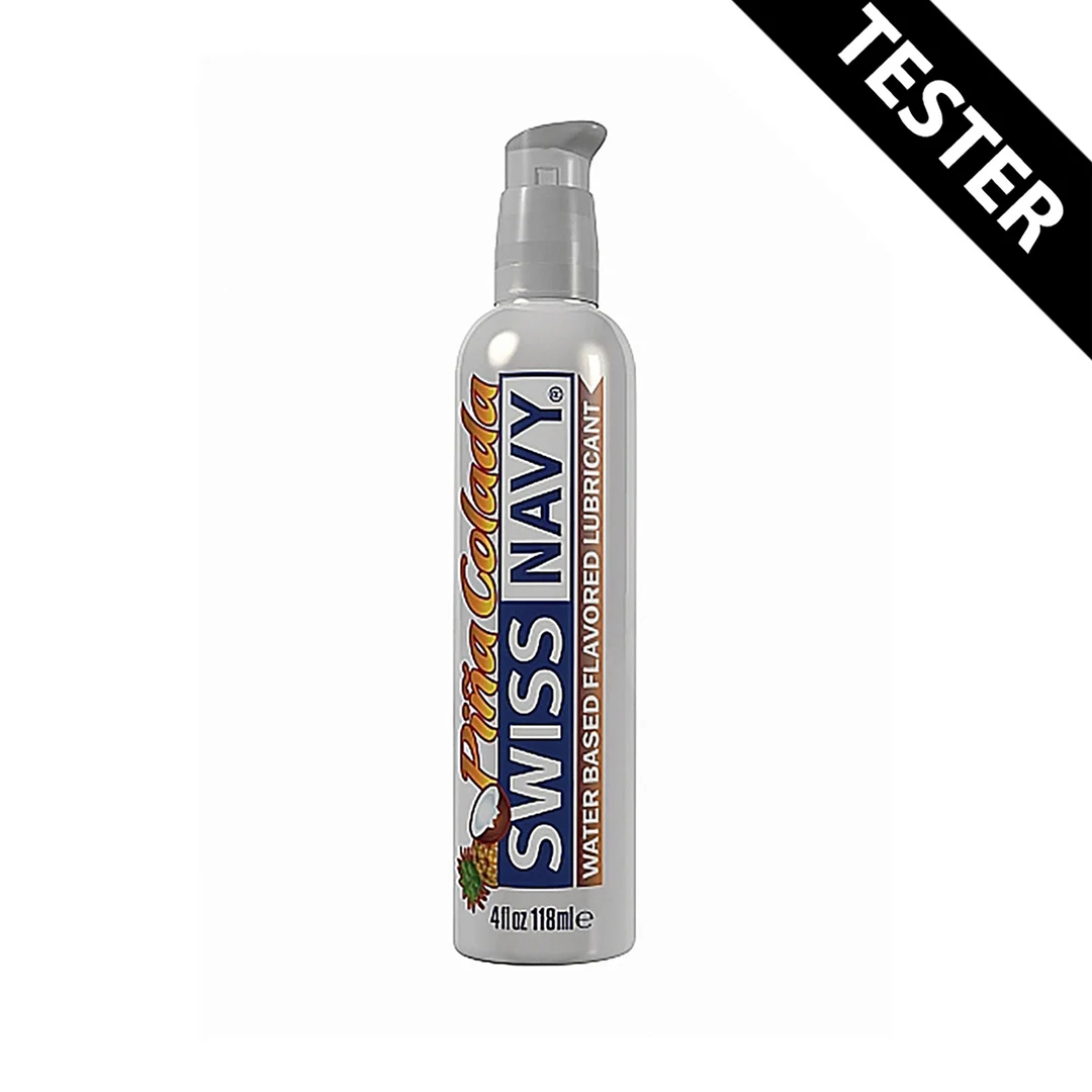 Lubrificante aromatizzato – Tester con erogatore antigoccia – Pina Colada – 118 ml – Swiss Navy - immagine 1