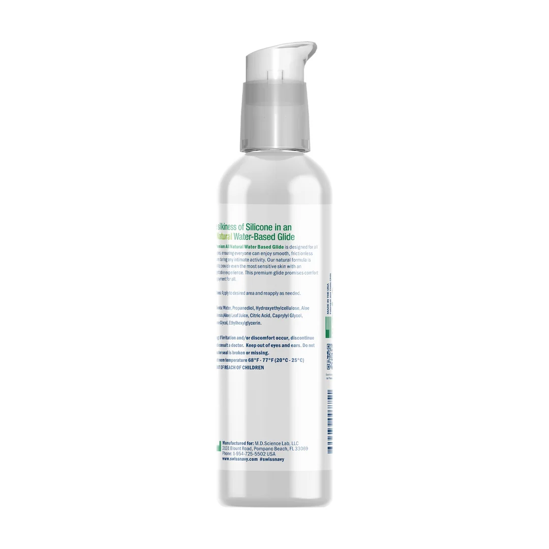 Lubrificante a base d'acqua, ipoallergenico e testato dermatologicamente, senza parabeni né glicerina, senza profumo né sapore, 29,5 ml, Swiss Navy - immagine 5