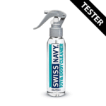 Detergente per sex toy e corpo – Spray detergente per sex toy e pelle, adatto all’uso con lubrificante al silicone – Swiss Navy – 177 ml / 6 fl oz – TESTER