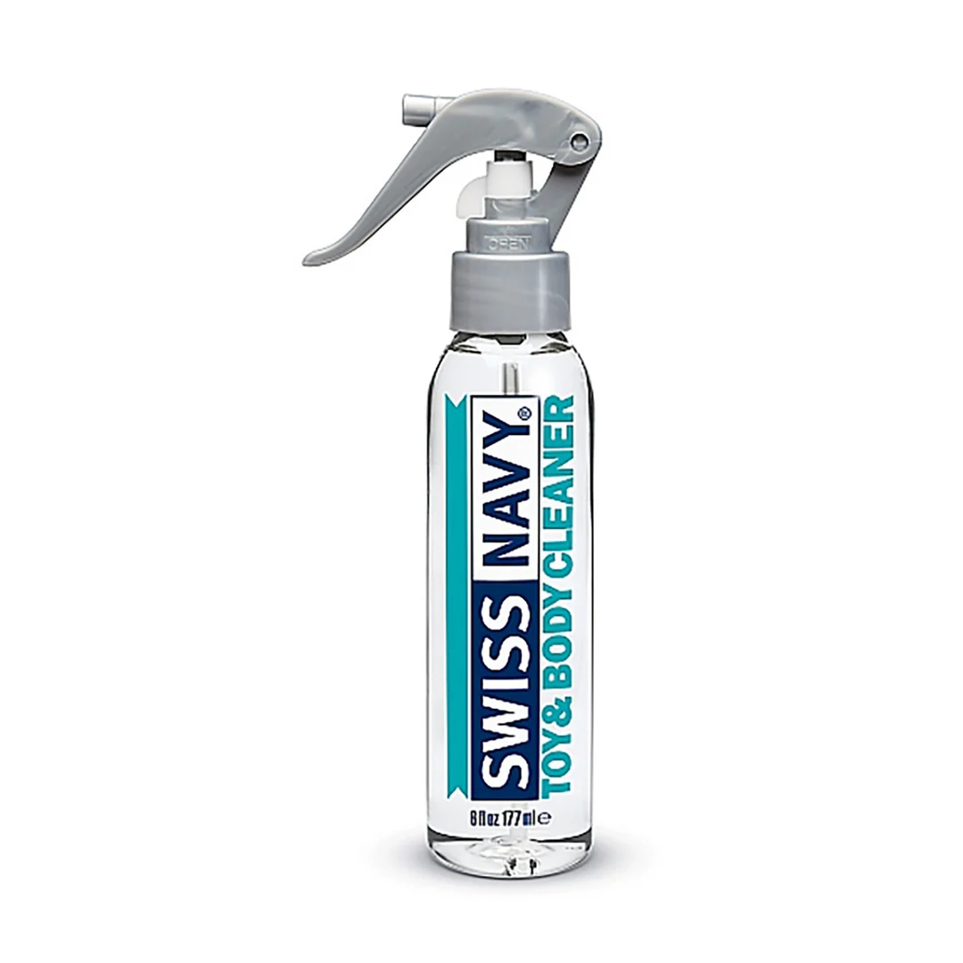 Detergente per sex toy e corpo – Spray detergente per sex toy e pelle, adatto all’uso con lubrificante al silicone – Swiss Navy – 177 ml / 6 fl oz – TESTER - immagine 4