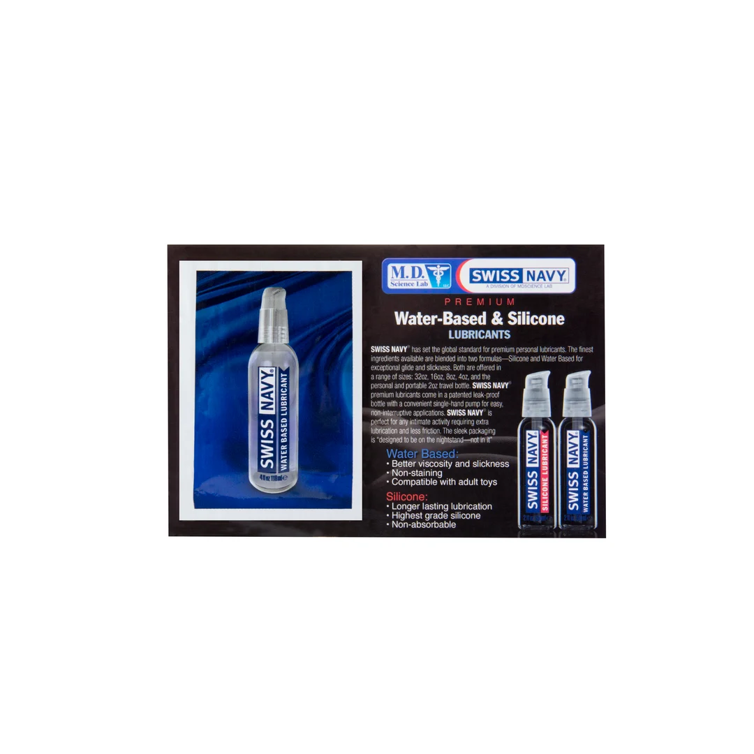 Lubrificante a base d’acqua – gel lubrificante premium in flacone a prova di perdite, pratico da portare in viaggio, senza profumo e senza sapore – 59 ml – Swiss Navy - immagine 2