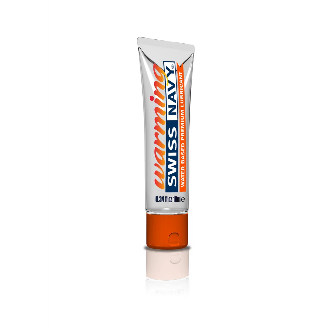 Lubrificante a base d’acqua – Gel lubrificante premium riscaldante in flacone da viaggio antigoccia – Senza profumo e senza sapore – 59 ml – Swiss Navy - immagine 2