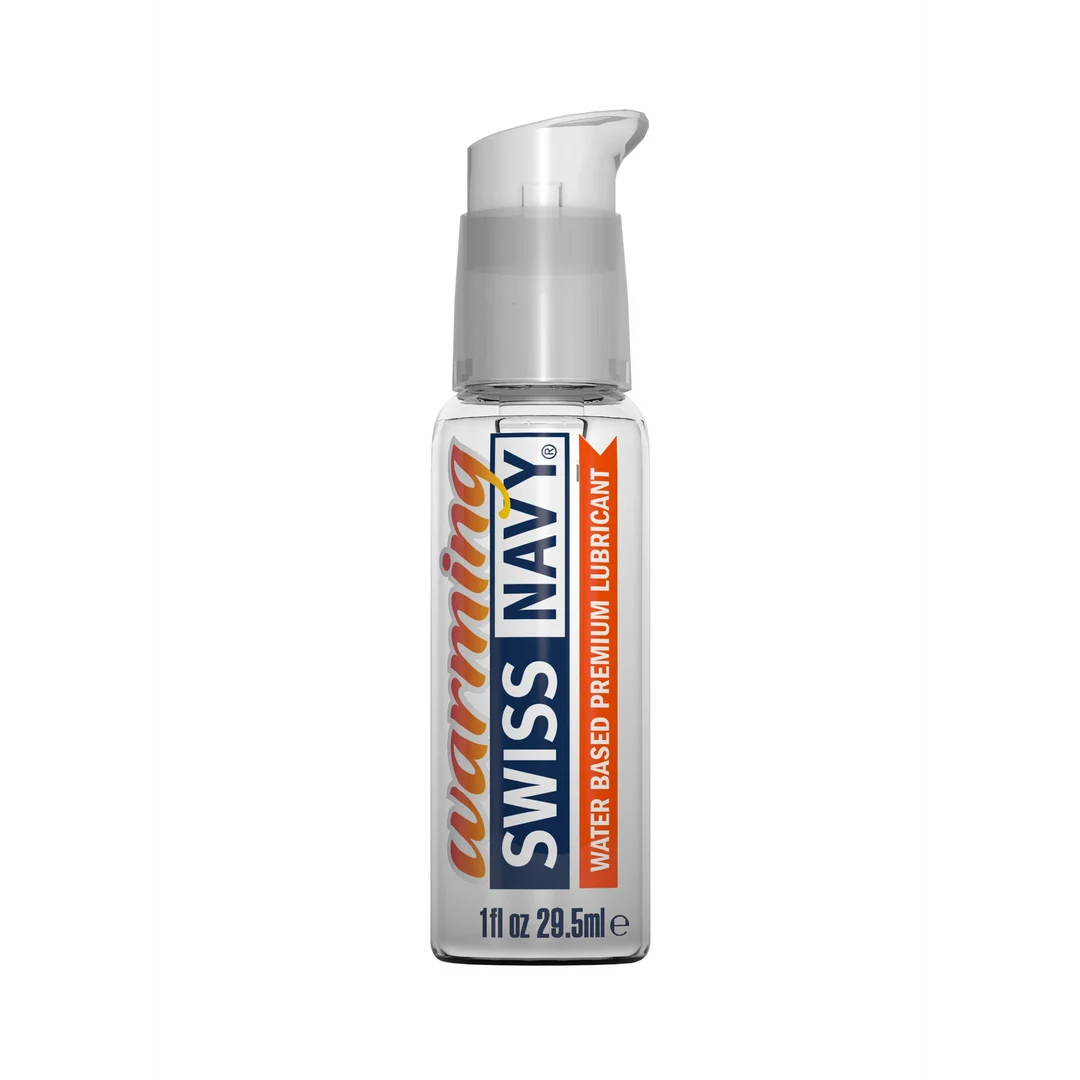 Lubrificante a base d’acqua – Gel lubrificante premium riscaldante in flacone da viaggio antigoccia – Senza profumo e senza sapore – 59 ml – Swiss Navy - immagine 1