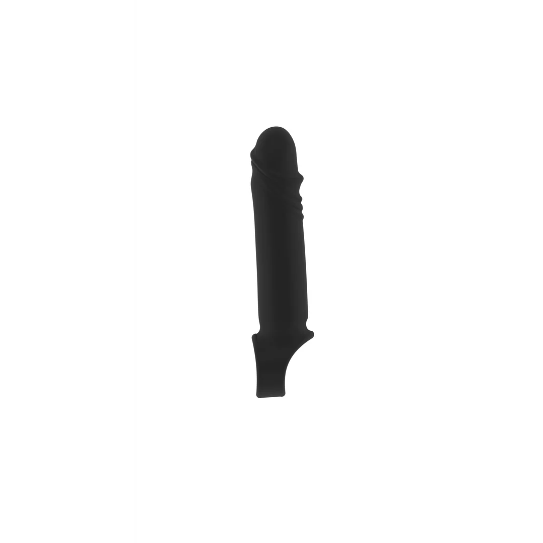 Guaina per pene con anello per i testicoli: prolunga elastica per il pene - immagine 2
