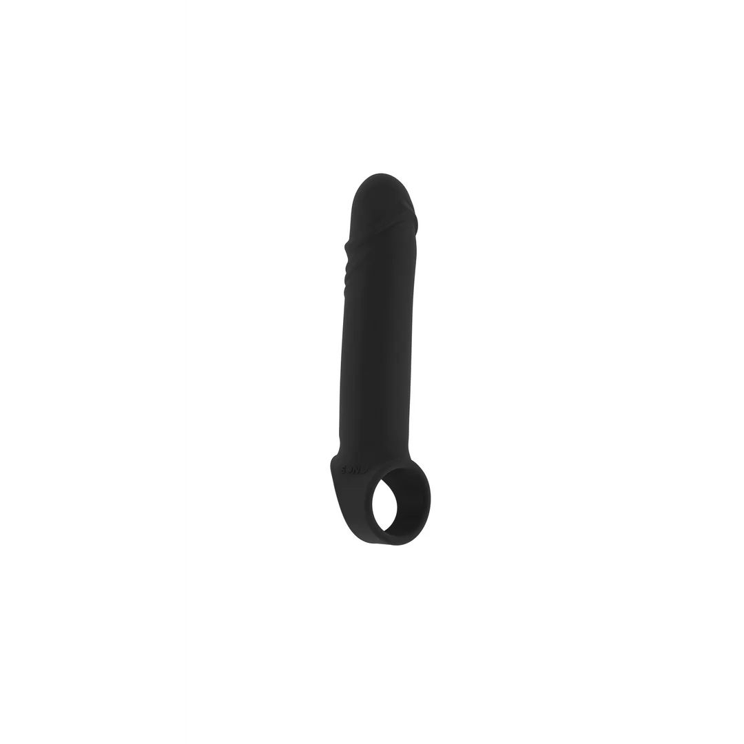 Guaina per pene con anello per i testicoli: prolunga elastica per il pene - immagine 3