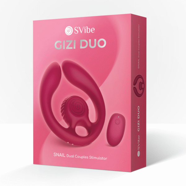 GIZI Duo stimolatore di coppia Bordeaux