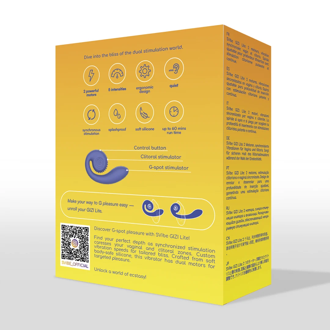 Stimolatore doppio Snail Vibe GIZI Lite - immagine 2