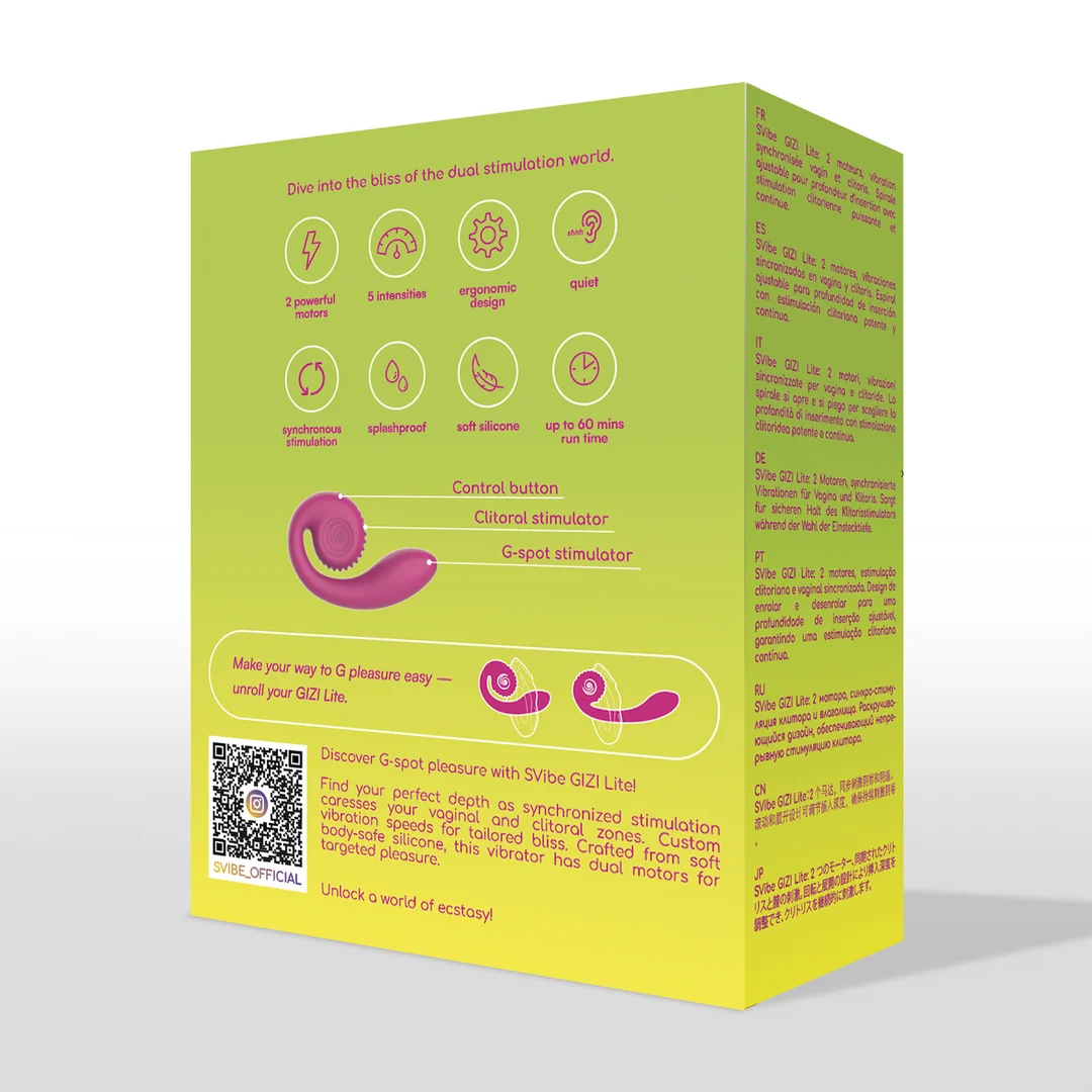Stimolatore doppio Snail Vibe GIZI Lite - immagine 8