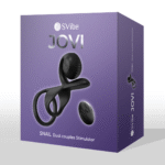 JOVI Dual Couples Ring Stimulator nero