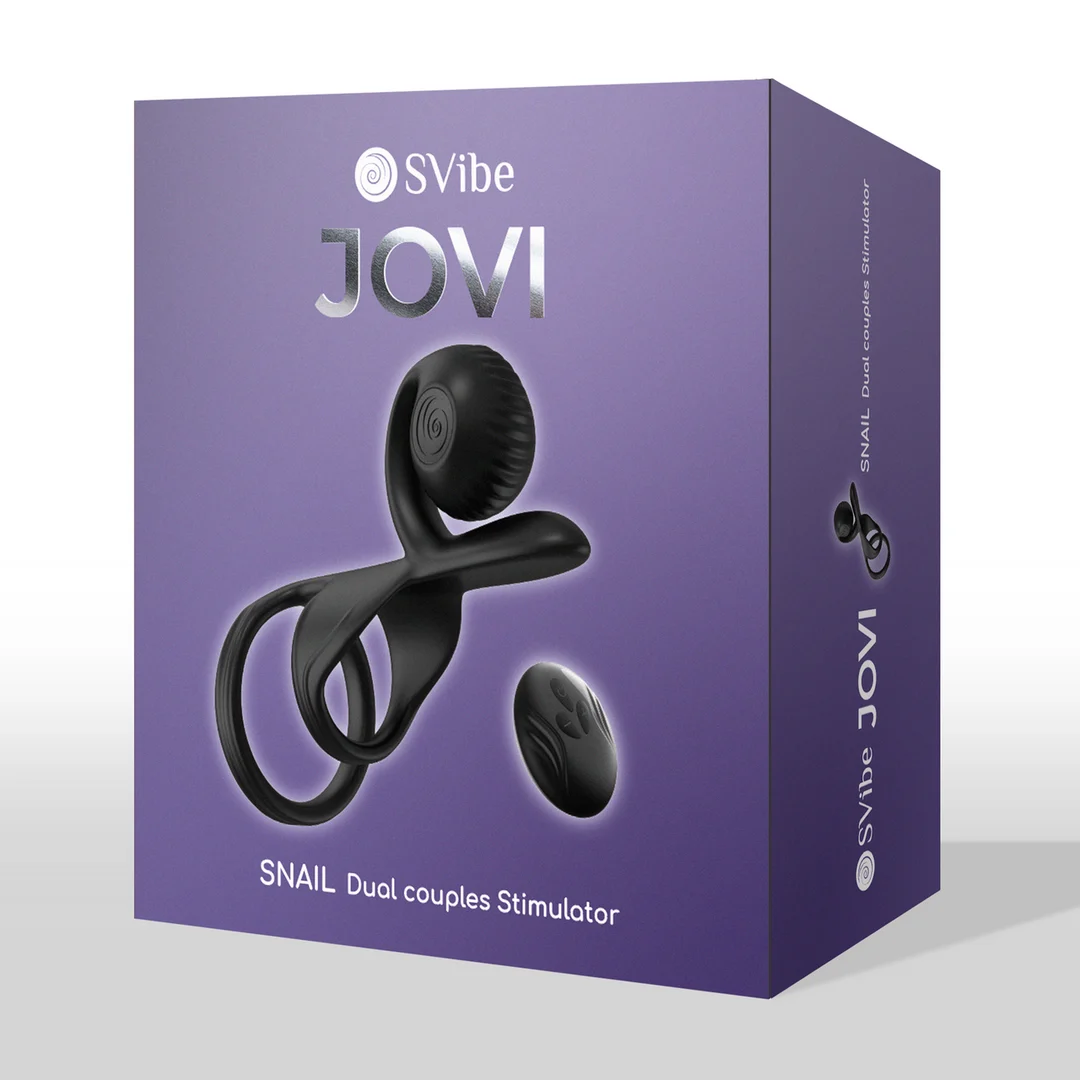 JOVI Dual Couples Ring Stimulator nero - immagine 1