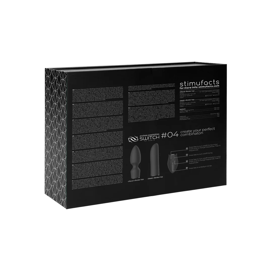 Switch by Shots Pleasure Kit #4 vibratore con accessori intercambiabili - immagine 14