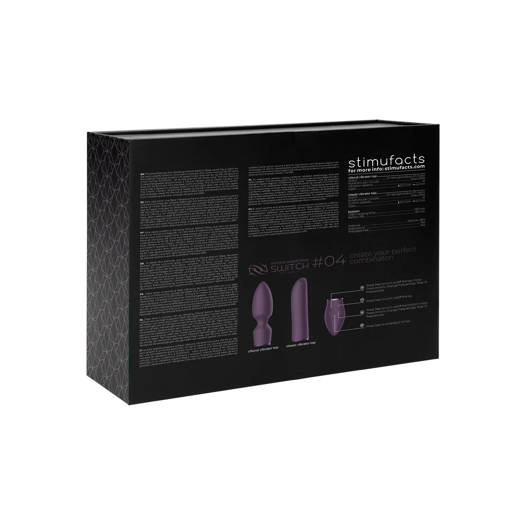 Switch by Shots Pleasure Kit #4 vibratore con accessori intercambiabili - immagine 7