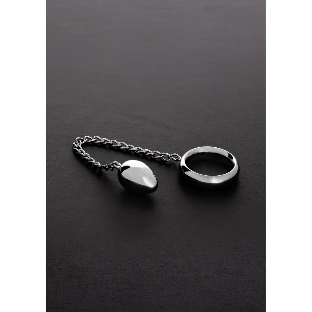Anello a C Donut di Steel by Shots con ovetto anale - immagine 6