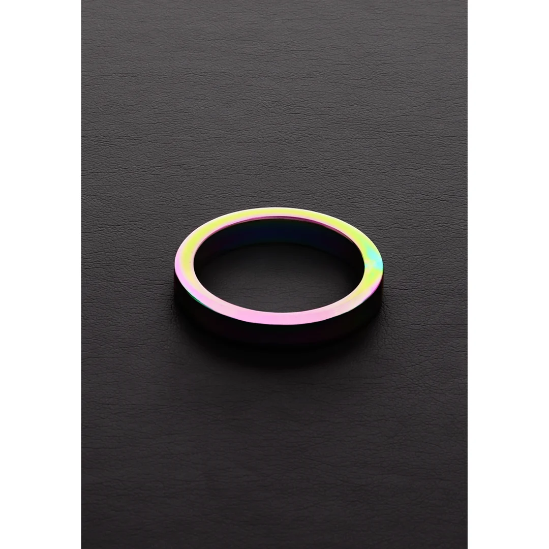 Anello fallico non vibrante con finitura anodizzata – Rainbow Flat C Ring - immagine 2
