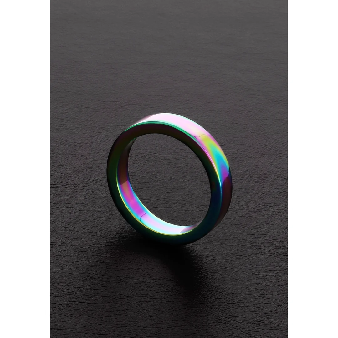 Anello fallico non vibrante con finitura anodizzata – Rainbow Flat C Ring - immagine 4