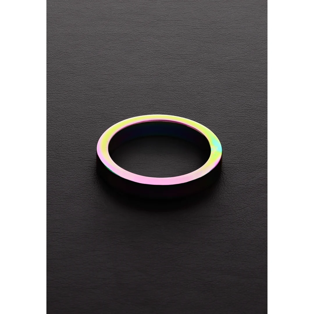 Anello fallico non vibrante con finitura anodizzata – Rainbow Flat C Ring - immagine 6