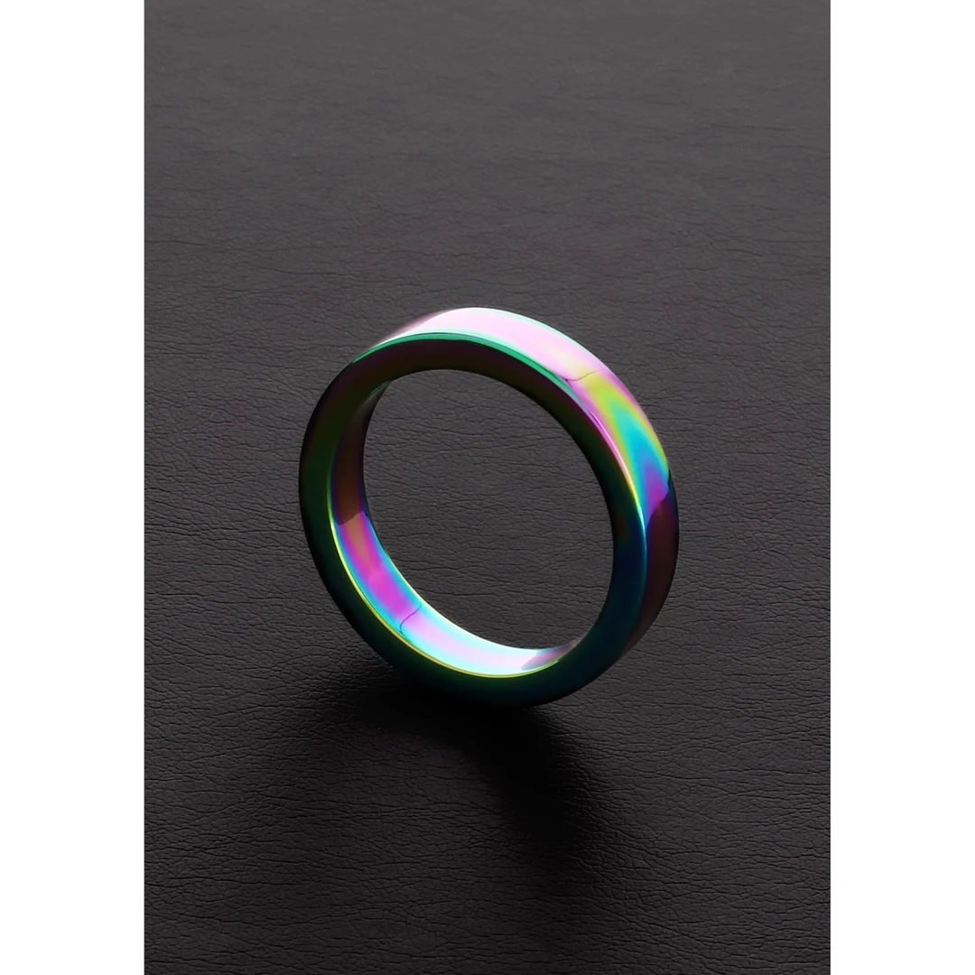 Anello fallico non vibrante con finitura anodizzata – Rainbow Flat C Ring - immagine 7